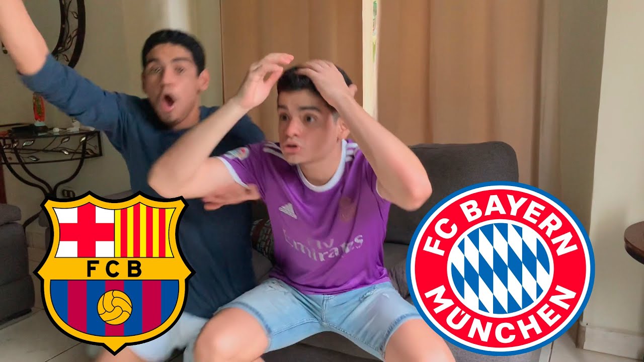 MADRIDISTAS REACCIONAN AL BARCA - BAYERN (GOLEADA HISTORICA)