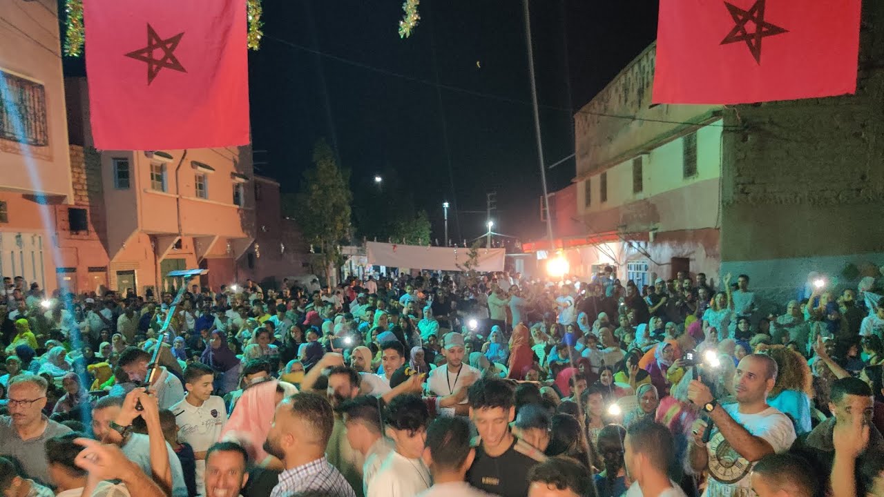 مجموعة أيت الحوز تلهب منصة حي أمدل أمزميز " ملتقى أسافو نهرما أمزميز 2023
