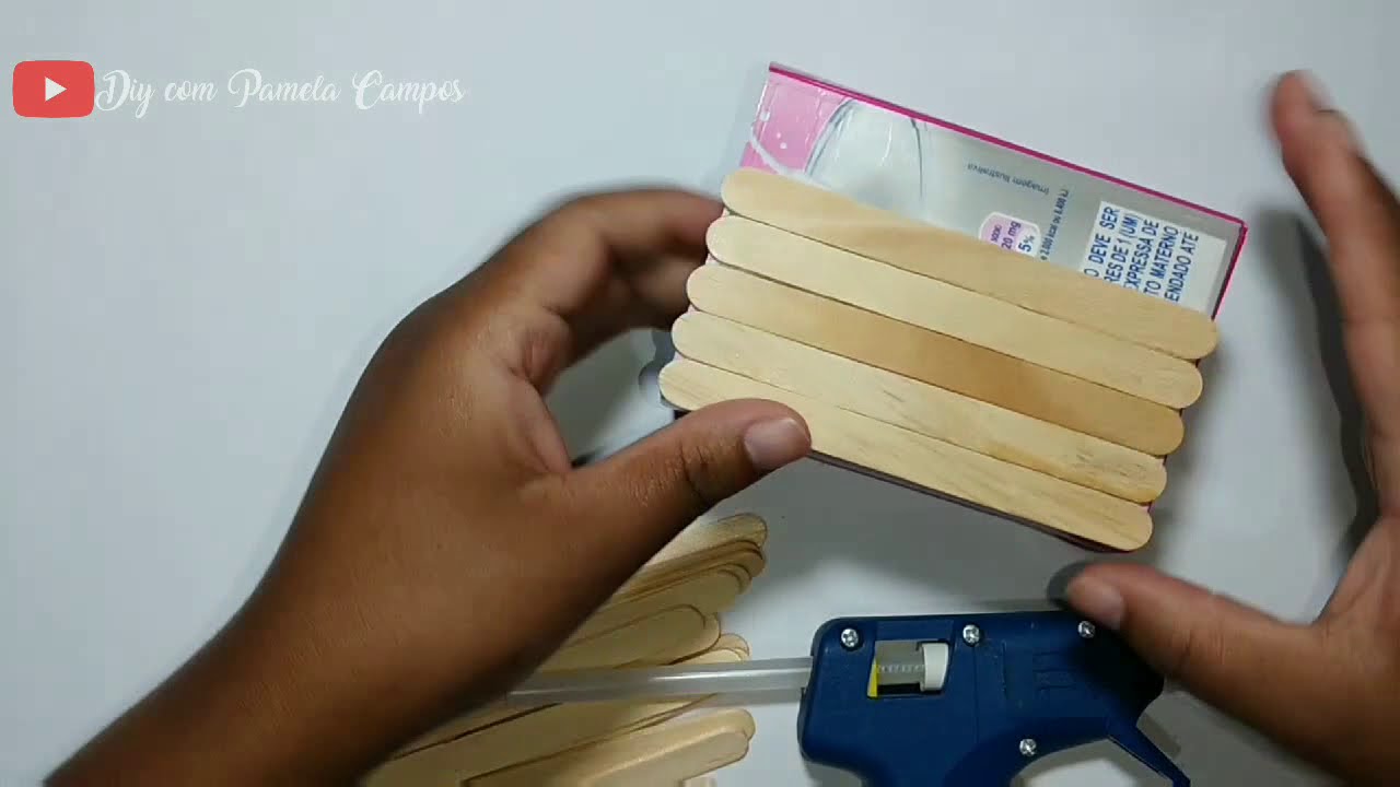 DIY - PORTA TRECO COM CAIXINHA DE LEITE