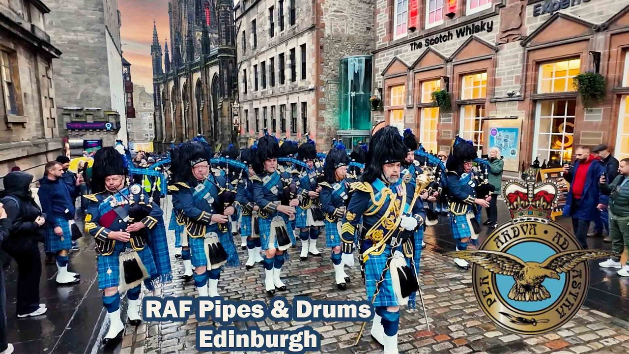 RAF Central Scotland Pipes & Drums - Edinburgh 2025