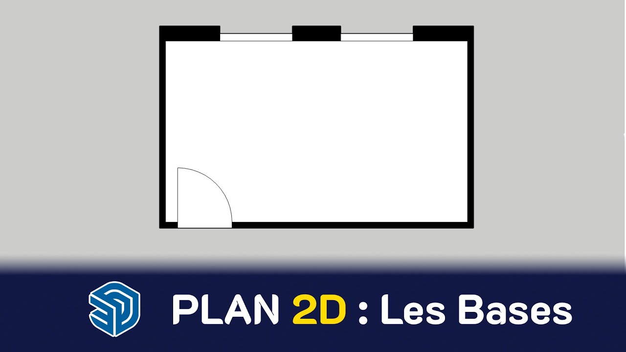 SketchUp Gratuit : Comment Dessiner un PLAN 2D (depuis un Fichier Vide)