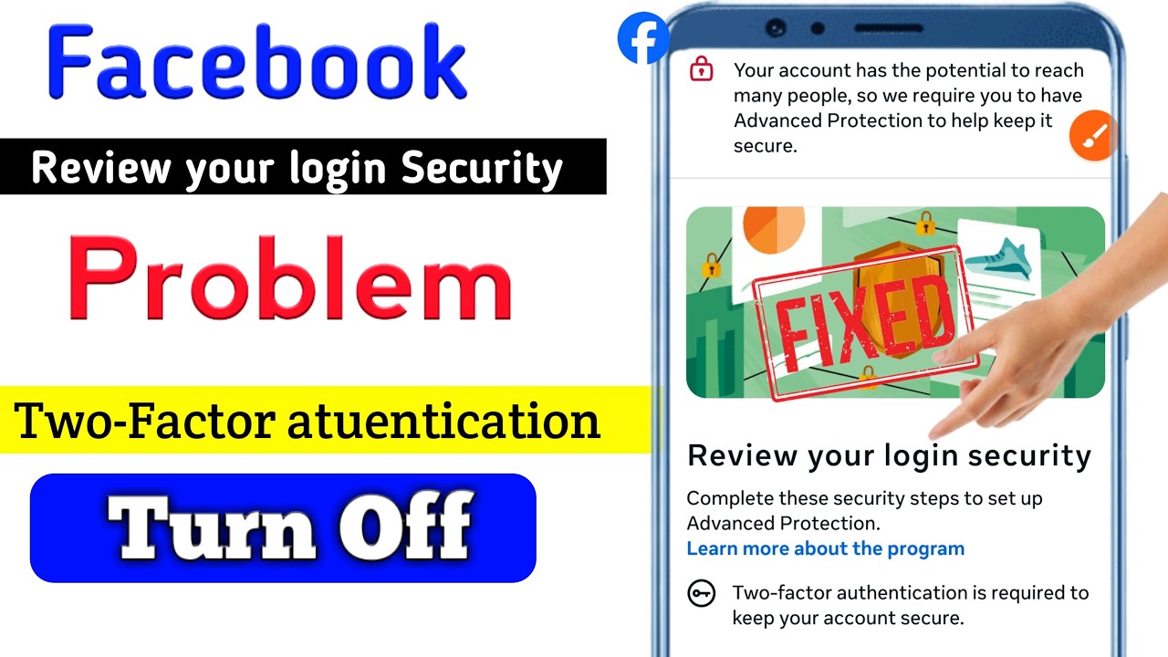 your account has the potential to reach many people||Facebook review your login security