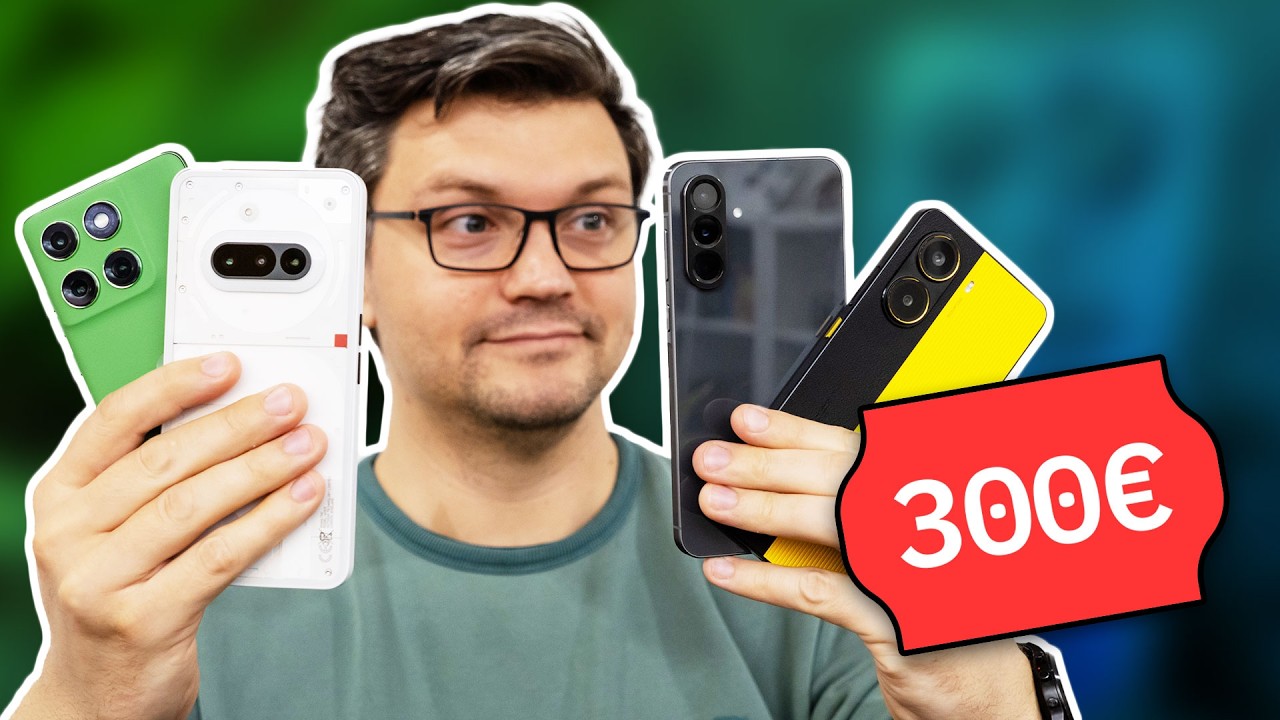 Samsung A56 gegen den Rest: Handys unter 300 Euro im Vergleich (2025)