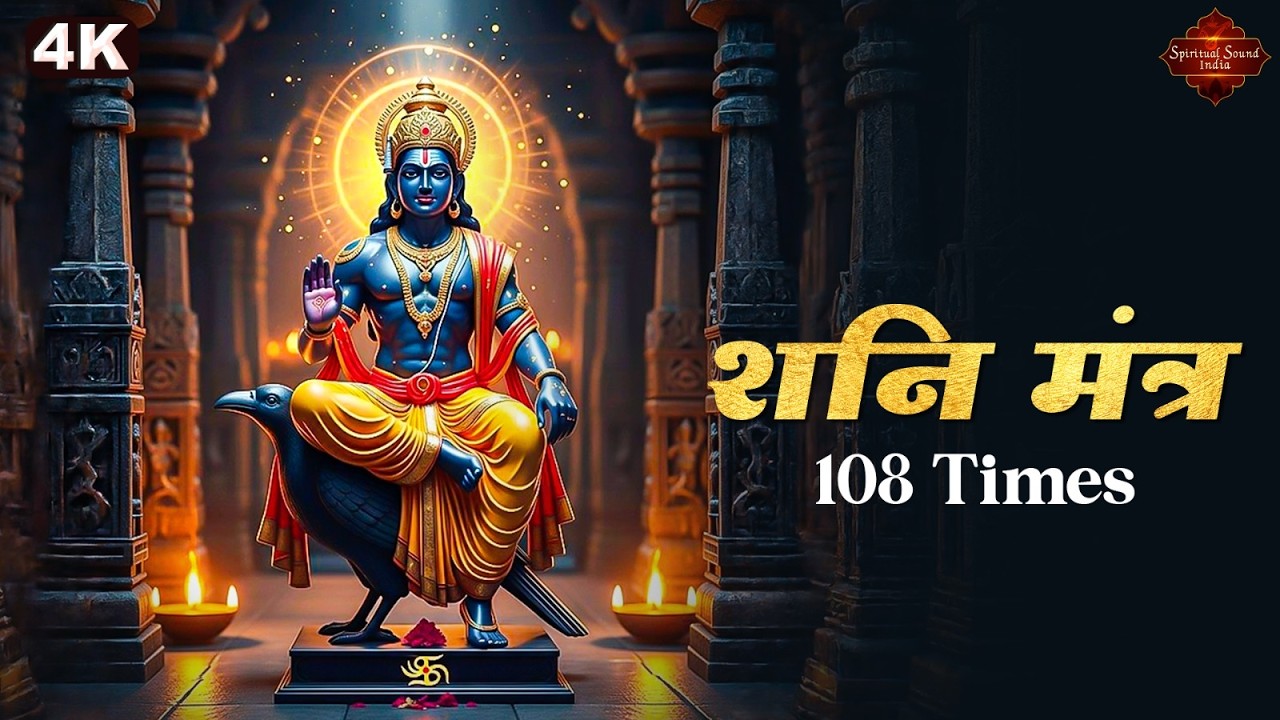 Shani Mantra Nilanjan Samabhasam, Stuti Hindi English Lyrics [Full Video] I Sampoorna Shani Vandana