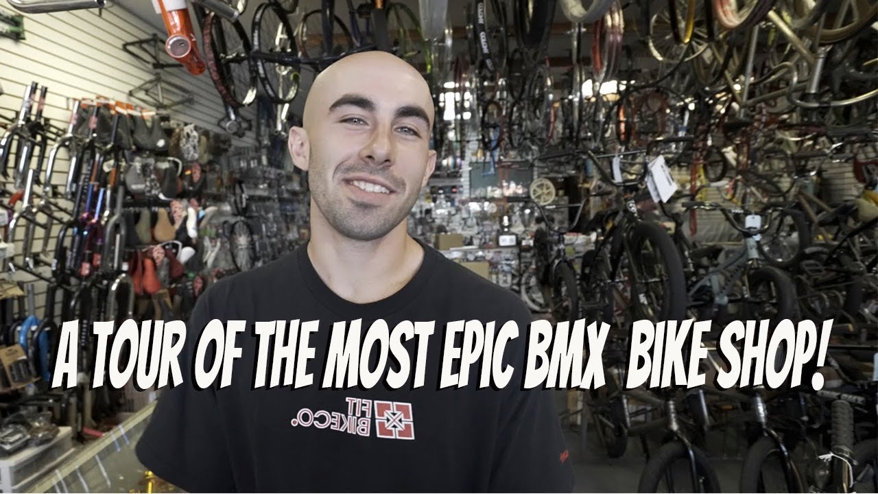 A Tour Of The Most EPIC BMX Bike Shop!