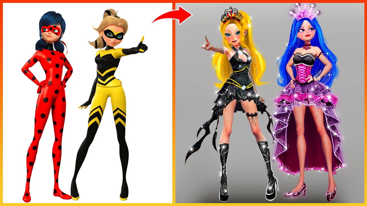 What If Ladybug And Chloe Became The MOST POWERFUL Villains? | Fashion wow