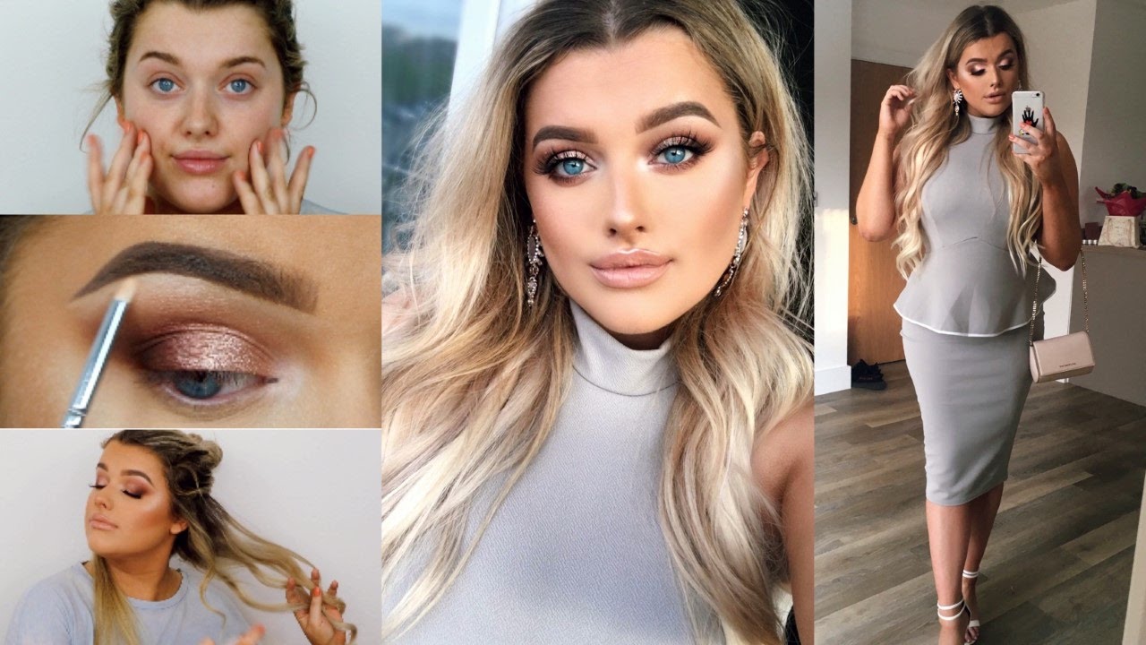 Wedding Guest GRWM: MAKE UP, HAIR & OUTFIT! | Rachel Leary