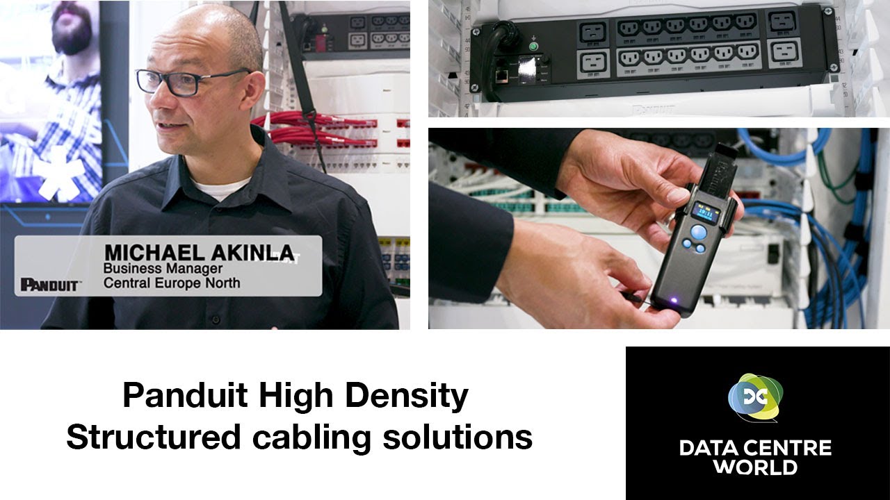 Panduit High Density Structured Cabling Solutions @ Data Centre World London 2023