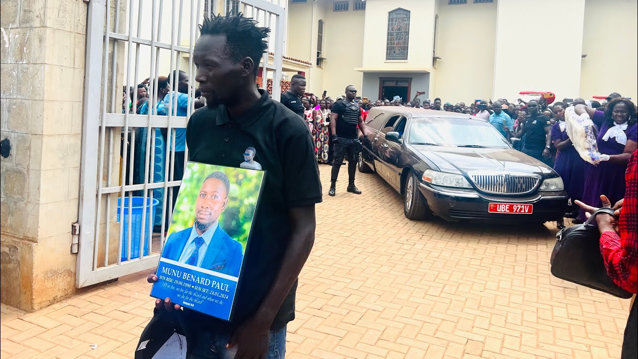 The Body Of Bee Pee At Lira Cathedral #RipBeePee