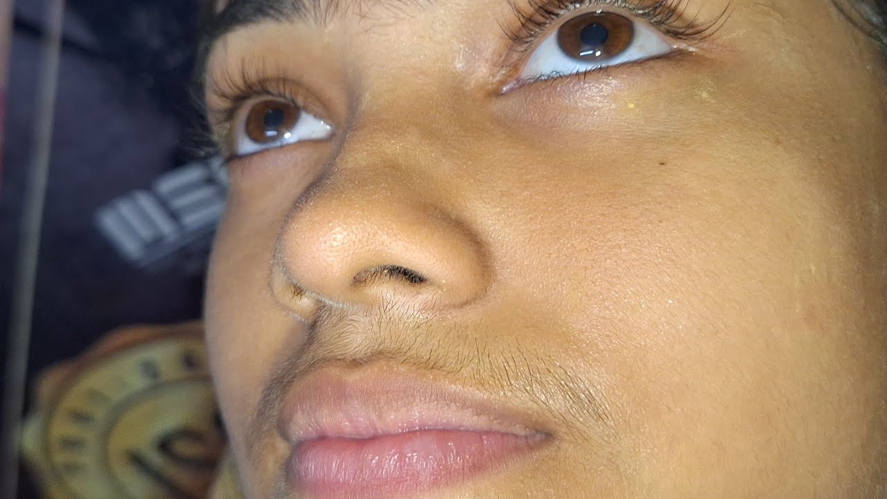 Upper lip shaving