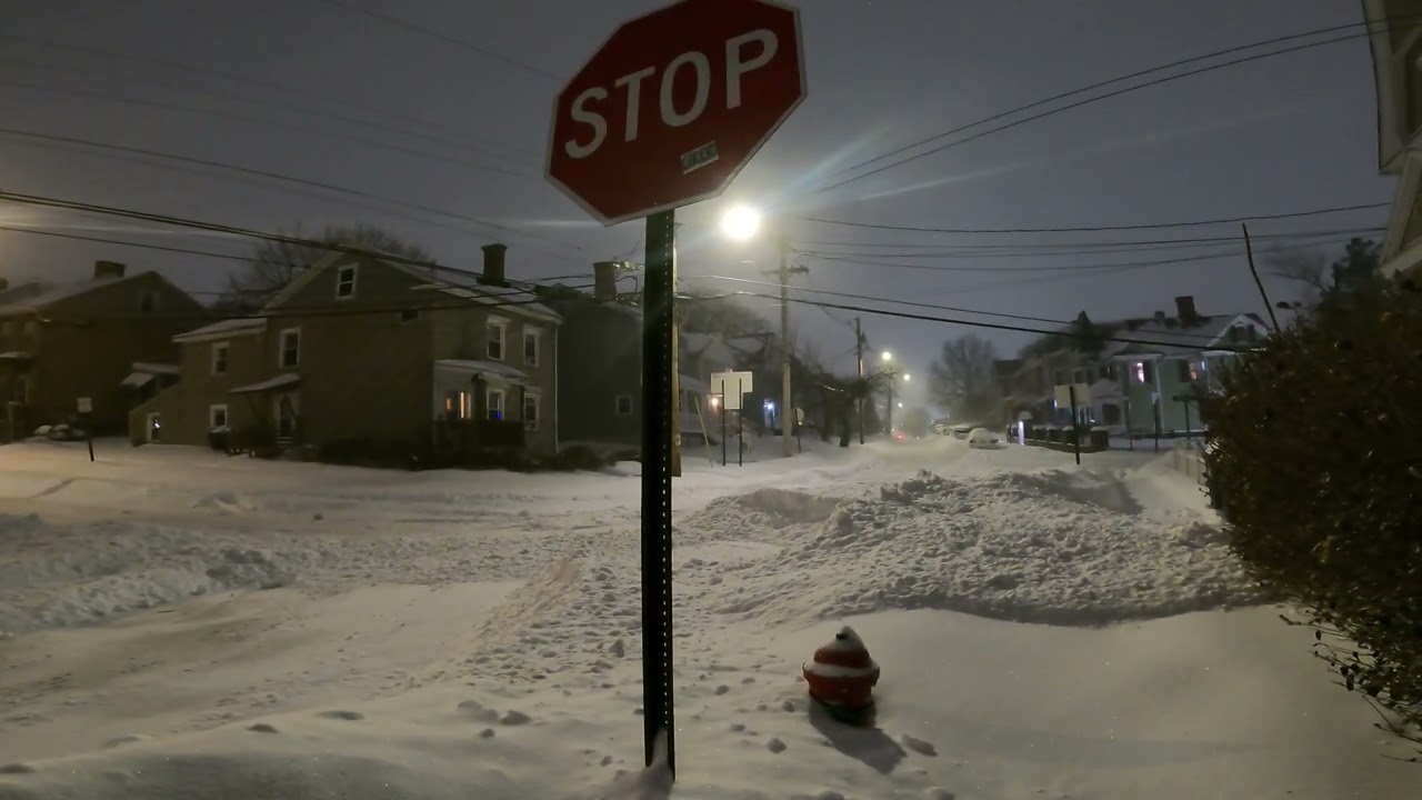 Poughkeepsie, NY 1.25.2026 Blizzard #2026blizzard #winter #poughkeepsie #hudsonvalley #winterstorm
