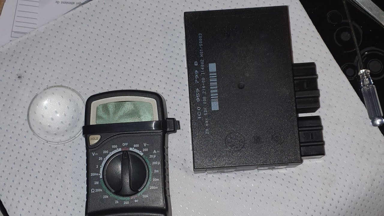 réparer module confort VW TDI, GOLF 4,repair VW TDI GOLF 4 comfort module