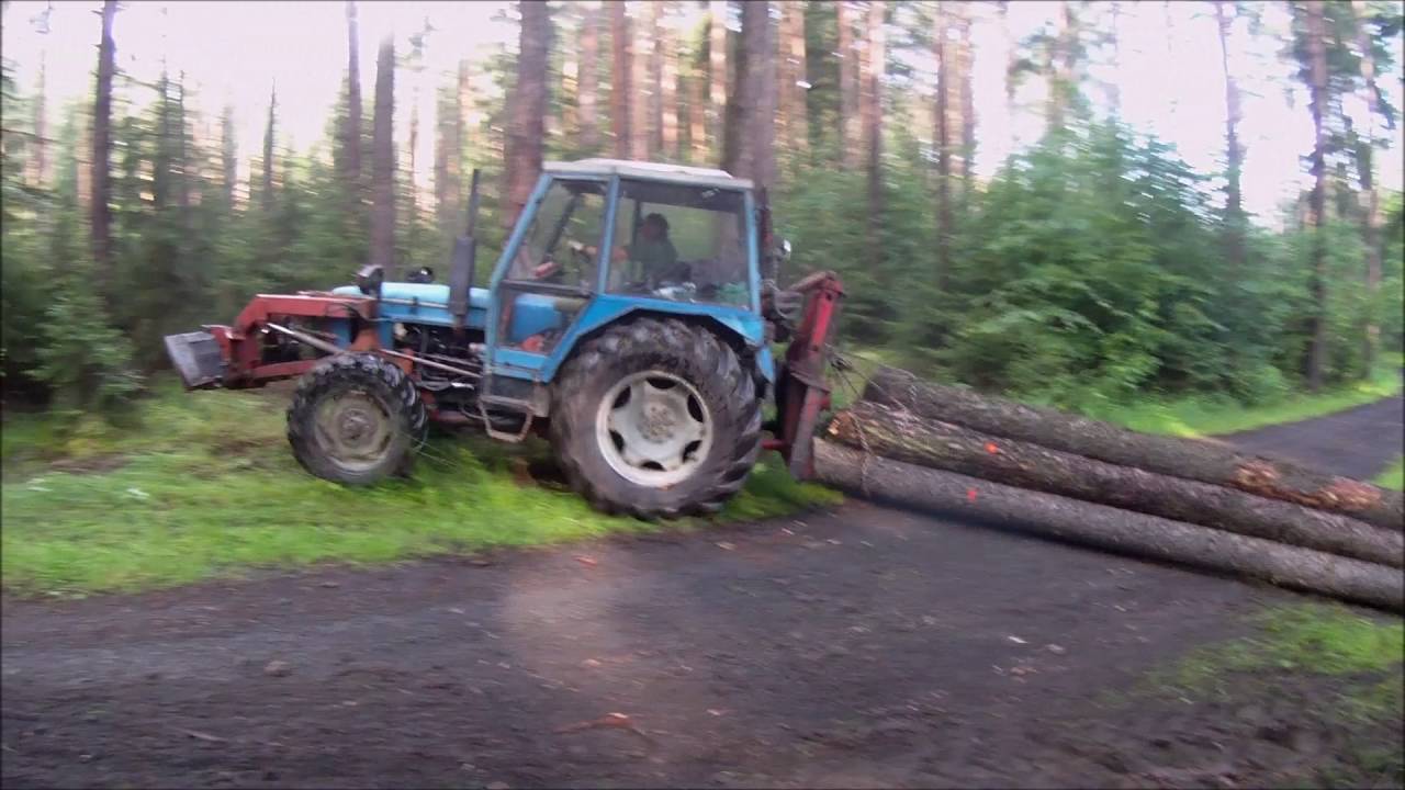 Zetor 6945 UKT práce v lese 5 /Zetor 6945 UKT work in the woods 5