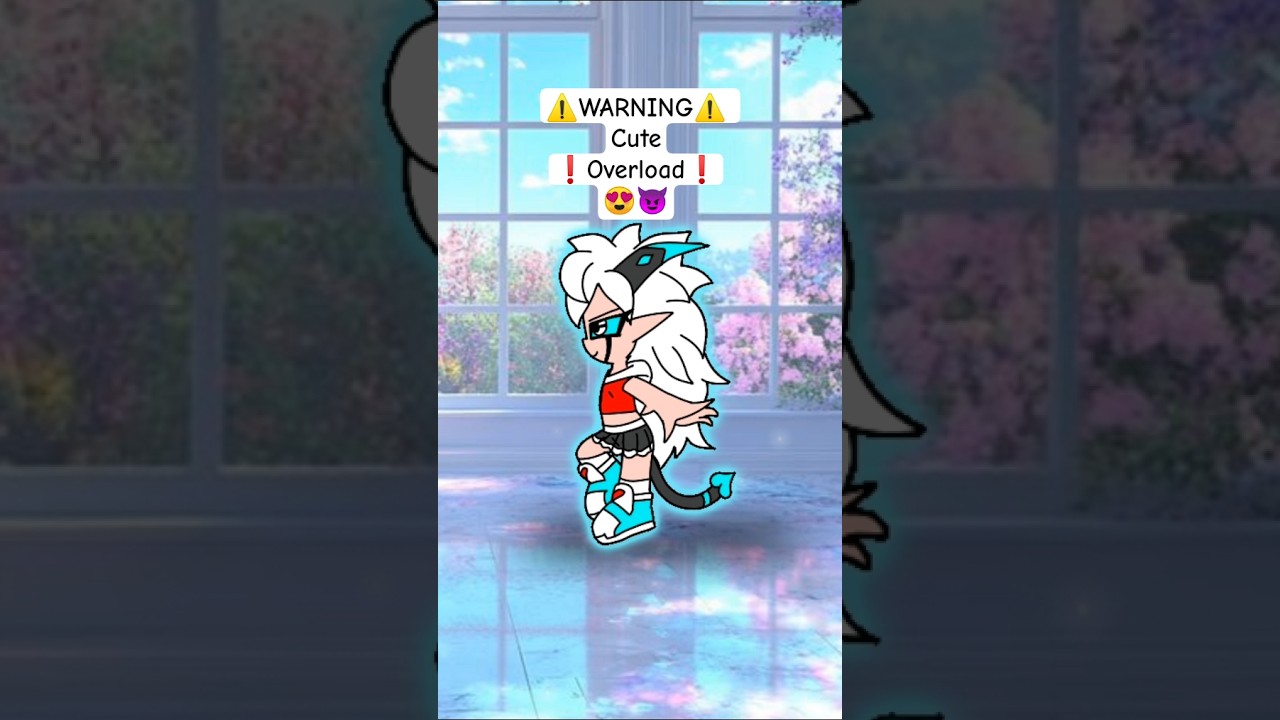 Probably the cutest video you'll see today💖: Xephira chaos angel transformation phase 1, #shorts