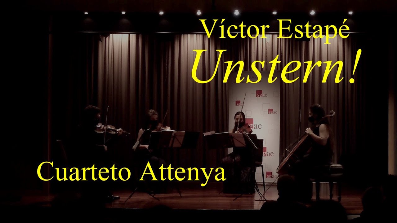 Unstern! Adagio for String Quartet by Víctor Estapé (2020)