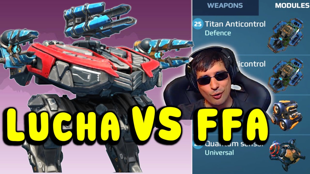 LUCHADOR Ate Free For All for Lunch! War Robots Fun Gameplay WR