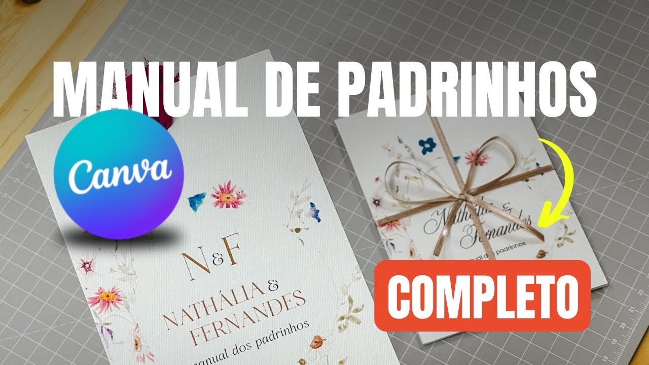 COMPLETO: MANUAL DE PADRINHOS NO CANVA (edição e montagem) | DIY