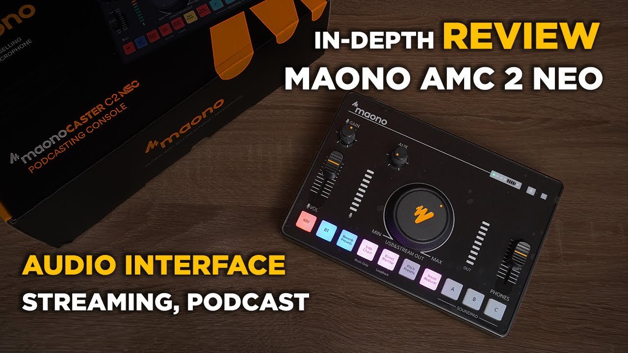 TUTORIAL FULL + REVIEW MAONO AMC 2 NEO Audio interface Cocok untuk live streaming TIKTOK & Shopee