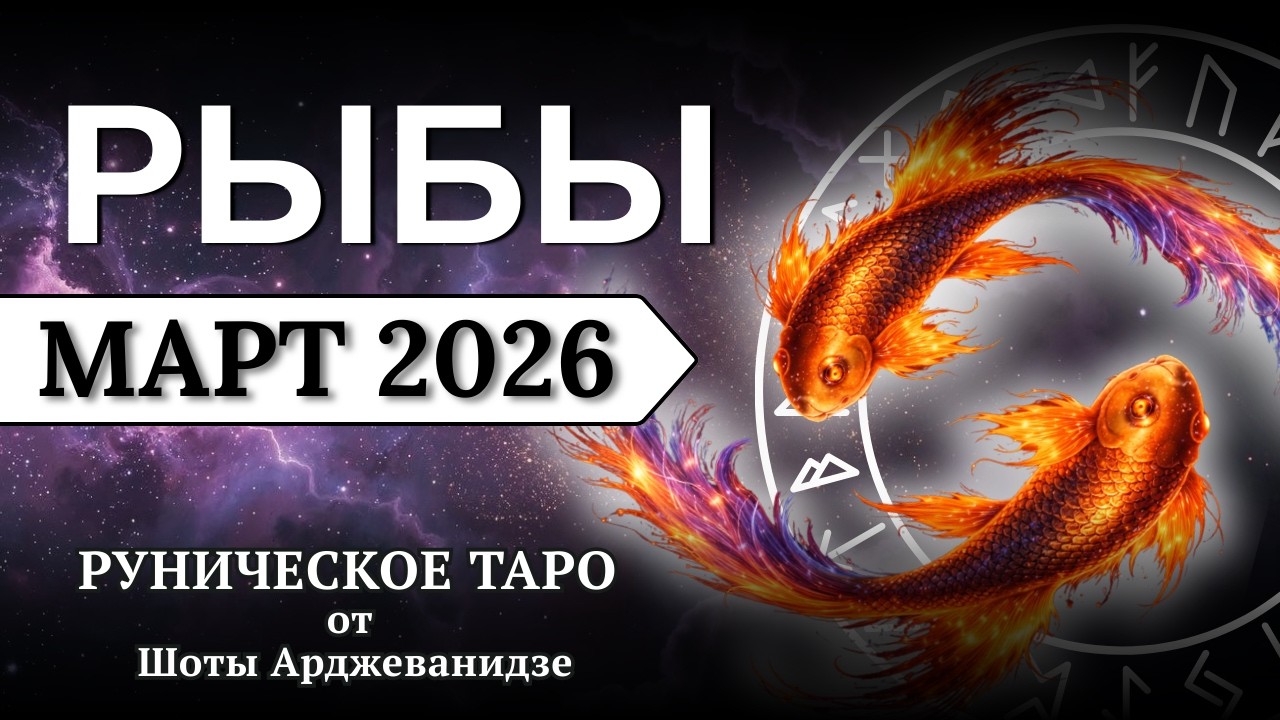 РЫБЫ ♓️ МАРТ 2026 | Рунический расклад для РЫБ от Шоты Арджеванидзе