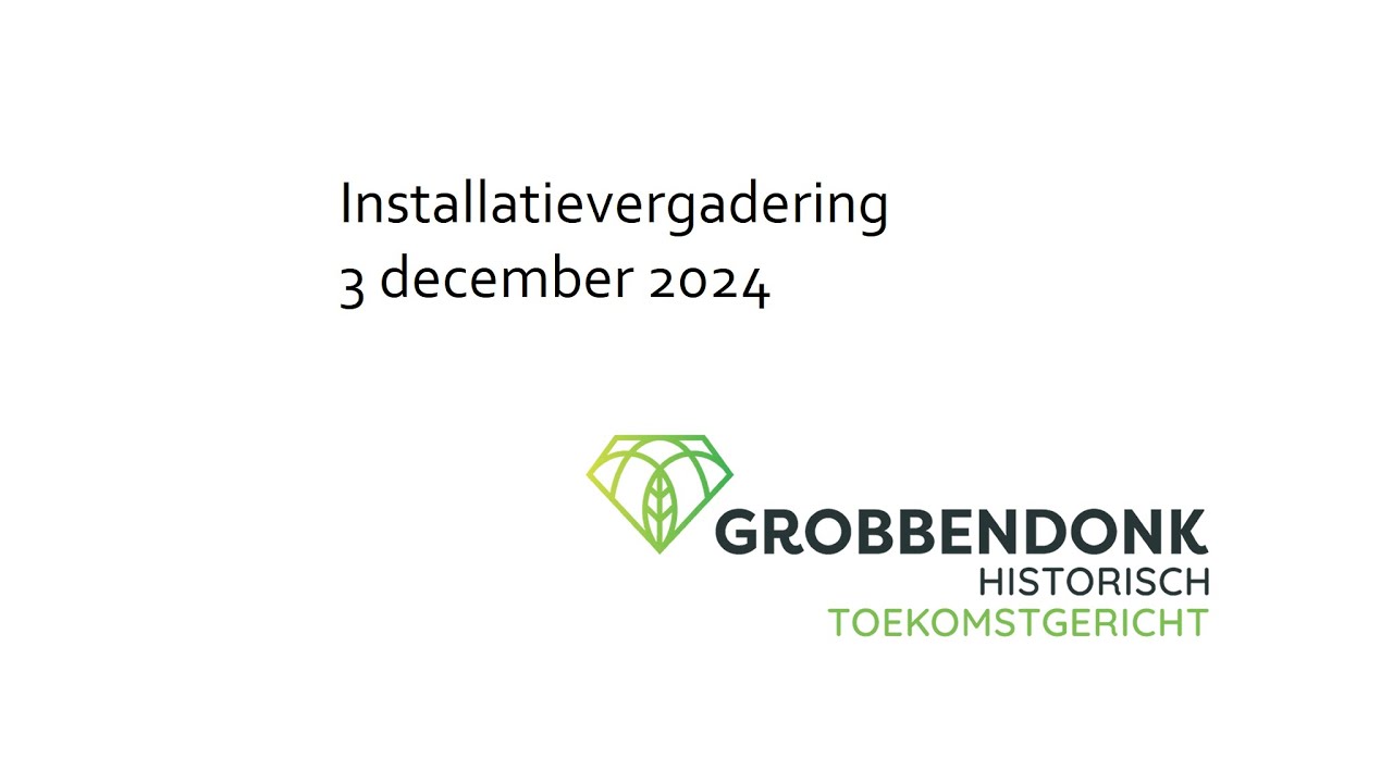 Installatievergadering 2024