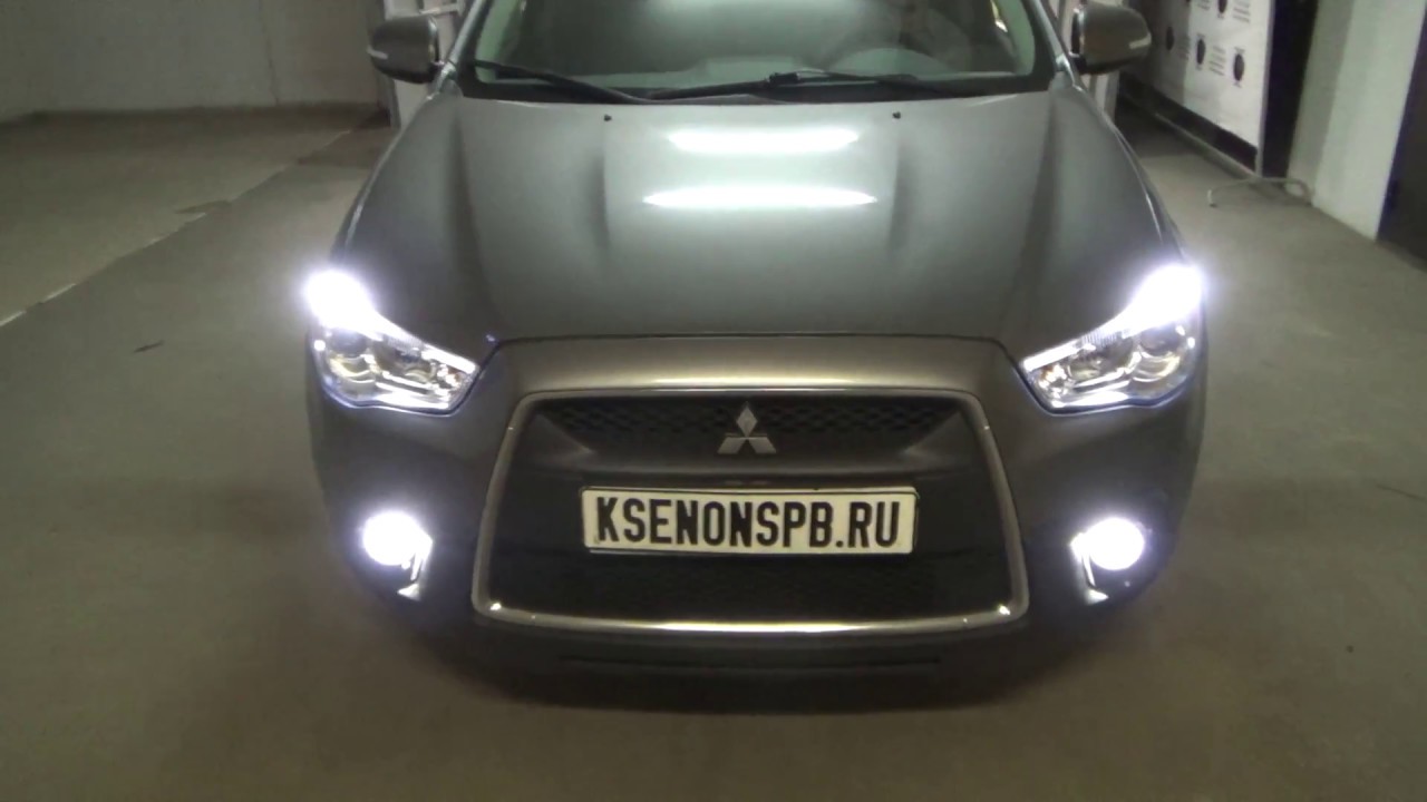 Mitsubishi ASX + BI LED + OSRAM LEDFOG101