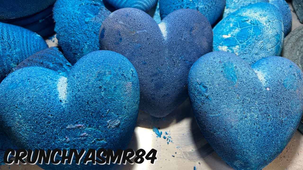Blue Dino Eggs, Hearts & Roses Water Crush | Oddly Satisfying | ASMR | Sleep Aid