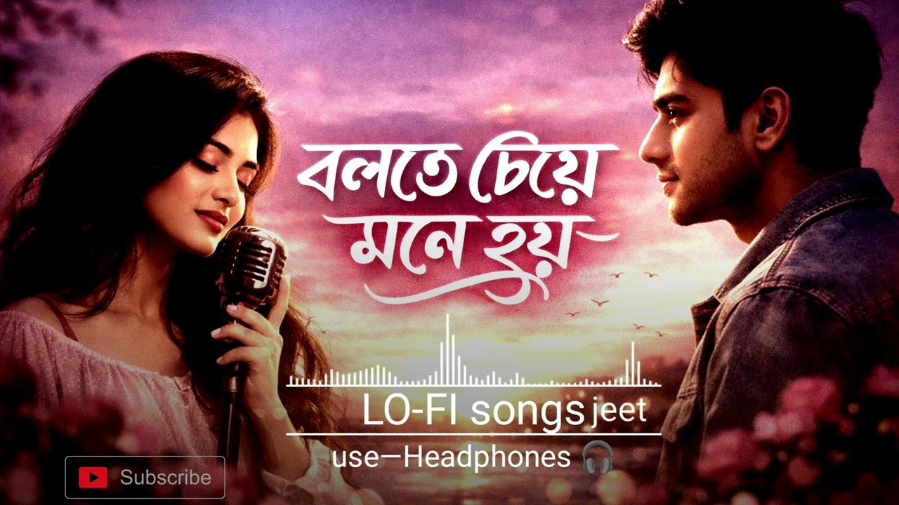 বলতে চেয়ে মনে হয় | Bolte Cheye Mone Hoy | Bengali Lo-Fi Romantic Song || #lo-fi_songs_jeet