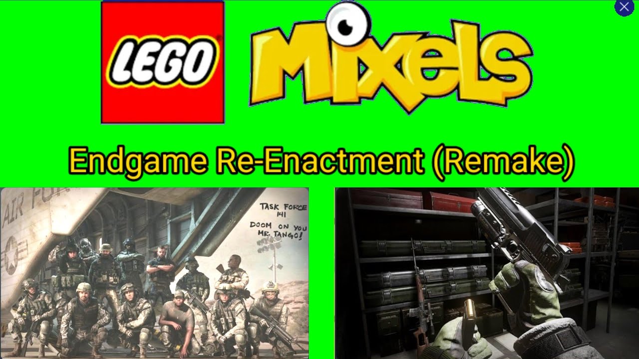 Lego Mixels - Modern Warfare 2 - Campaign - Endgame Re-Enactment (Remake)