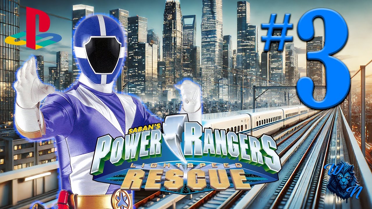 Power Rangers Resgate - PlayStation 1 (Episódio 3)