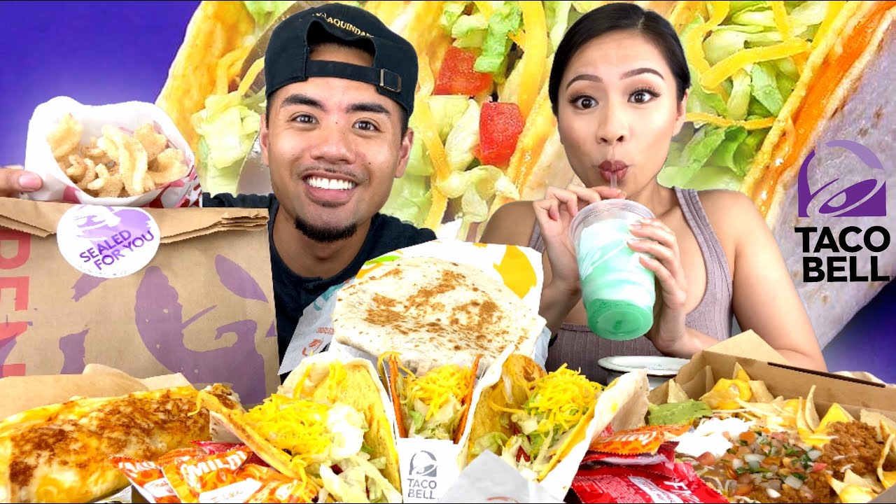TACO BELL'S BEST MENU ITEMS MUKBANG!