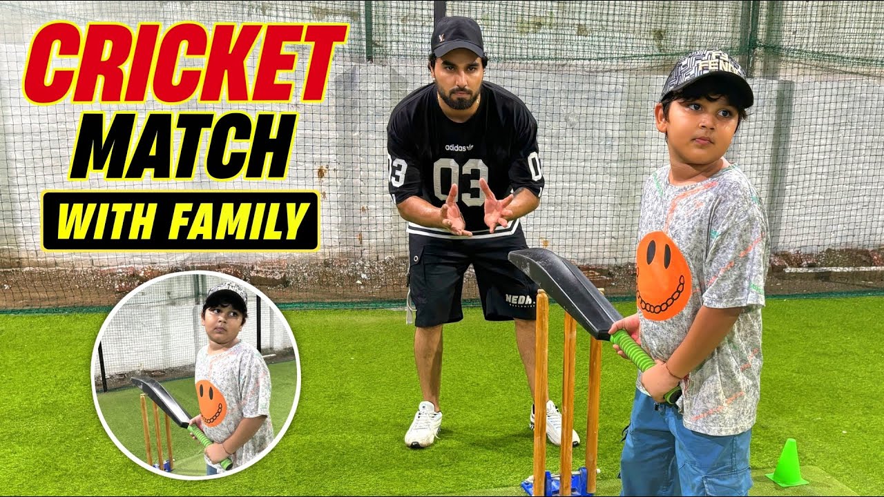 CRICKET MATCH WITH FAMILY || CHIRAYU PAYAL MALIK