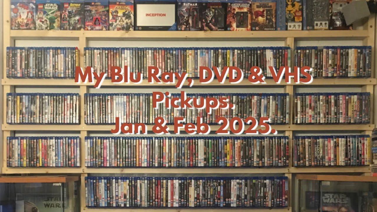 My January & February Blu Ray, DVD & VHS Pickups. 9th March 2025