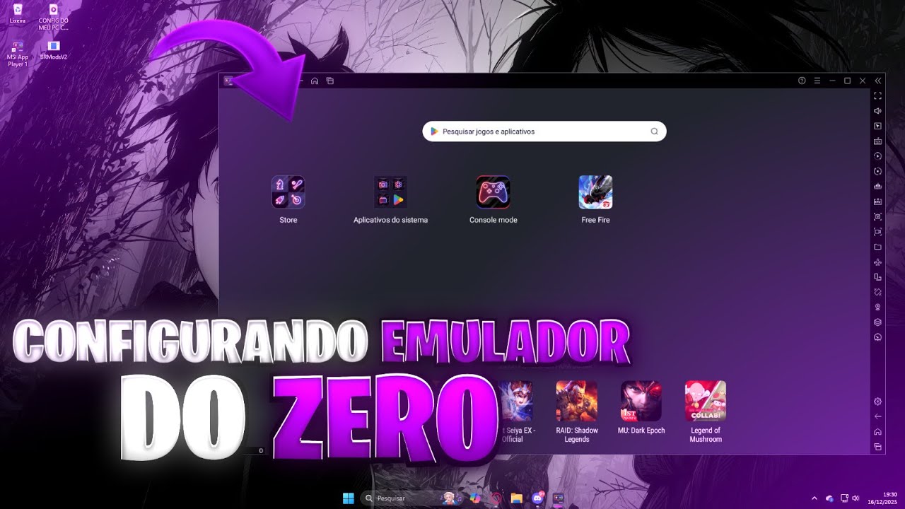 COMO CONFIGURAR O EMULADOR DO ZERO! TUTORIAL PARA INICIANTES
