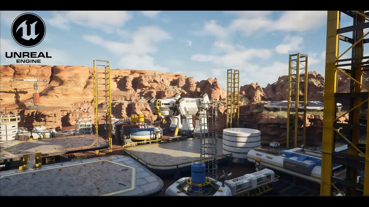 Mars Environment Cinematic | Unreal Engine 5.6.1