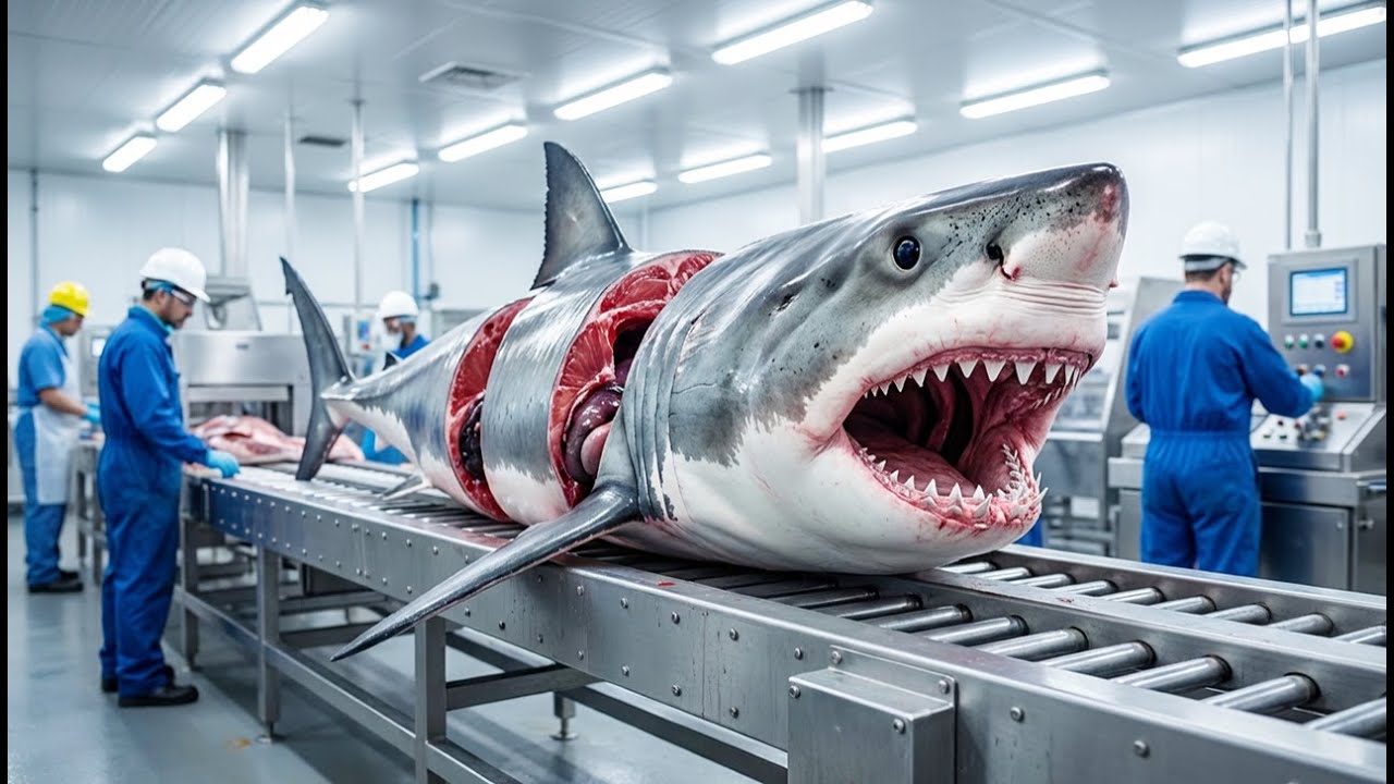 Inside a Shark Oil Factory: Hatchery to Deep Sea Squalene Capsule (Full Process)