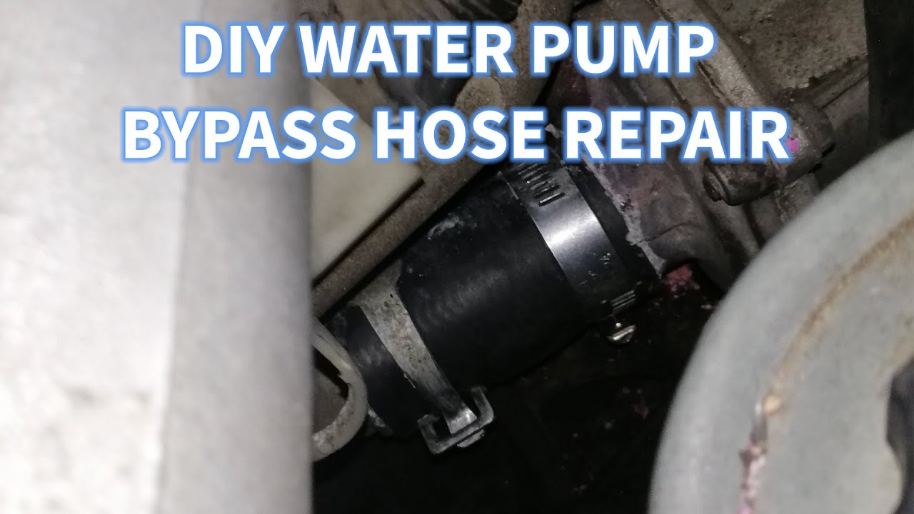DIY 1998 Corolla Water Pump Bypass Hose Repair | TAGALOG