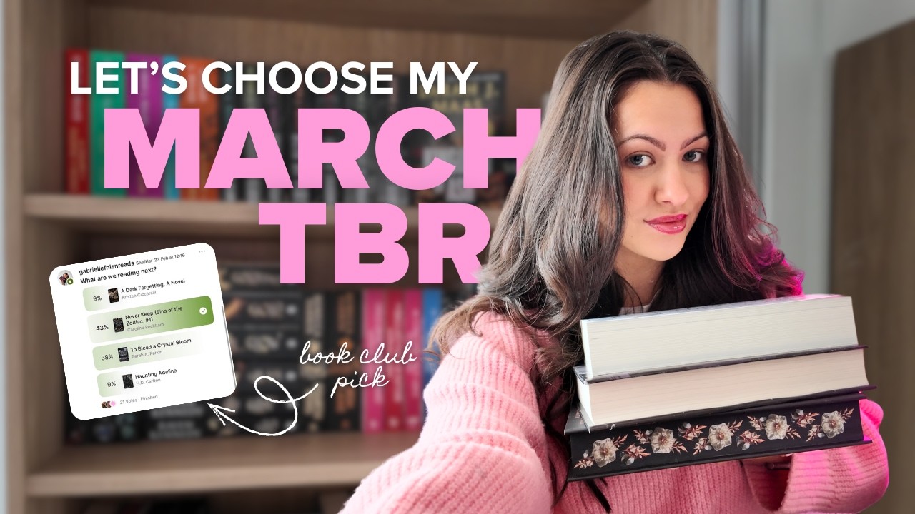 an *AMBITIOUS* TBR for March 😱📚✨