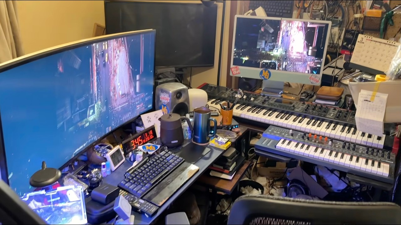 【デスク＆ルームツアー2026】世界イチ汚い＆リアルな「ガチプロマルチクリエイター（ミュージシャン40年・出版38年・カメラマン31年・映像クリエイター30年）」のデスク＆ルームツアー【コレがリアル】