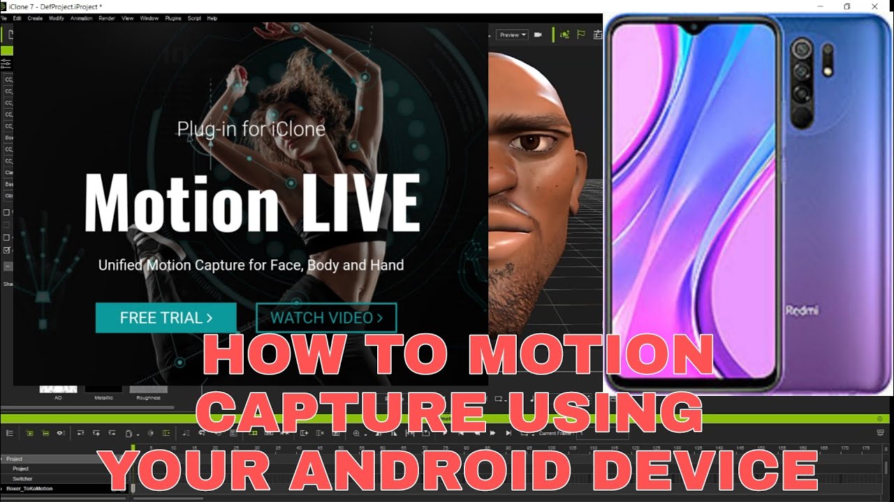 Iclone × faceware tutorial: How To Motion Capture Your Face In Iclone Using Your Android Device