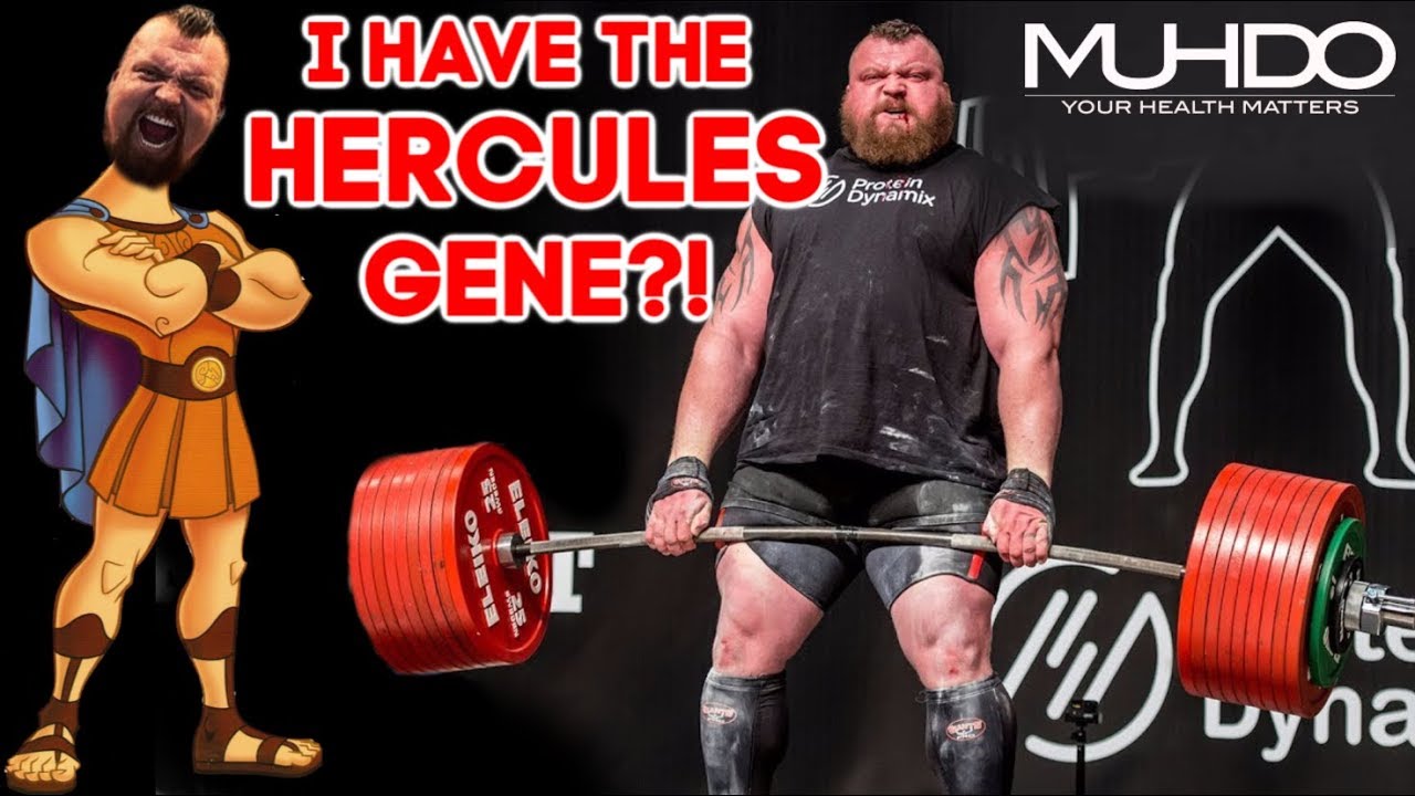 I'VE GOT THE HERCULES GENE | Myostatin deficiency | Eddie Hall