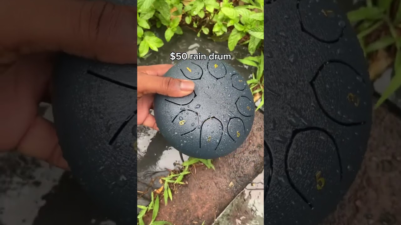 Another one is so relaxing 😌🎶 #raindrum #instrument #garden #home