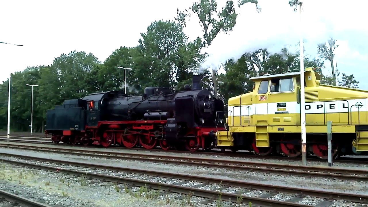 Letzte Fahrt der Opel Lok - Bochum 2015  (Henschel DH 500 Ca /  Preußische P 8 )