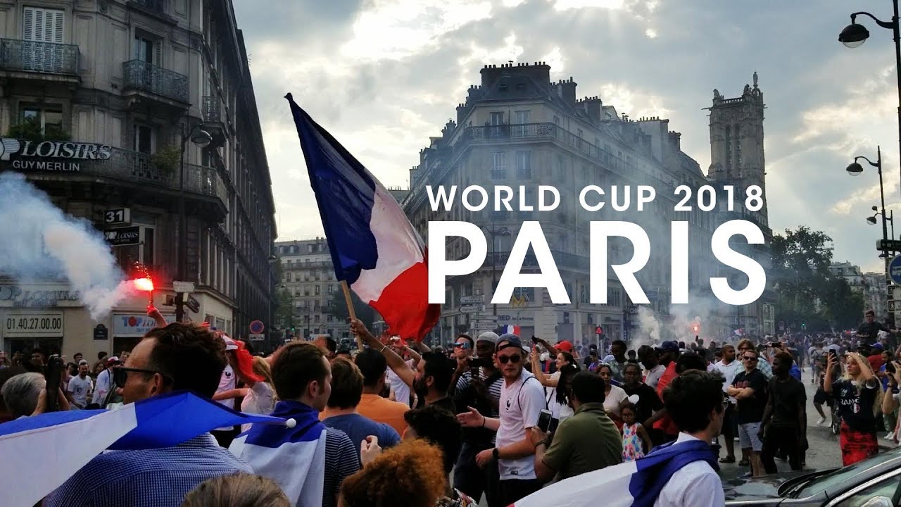 WORLD CUP VLOG - Paris France World Cup Champions 2018 - World Cup 2018 Paris France