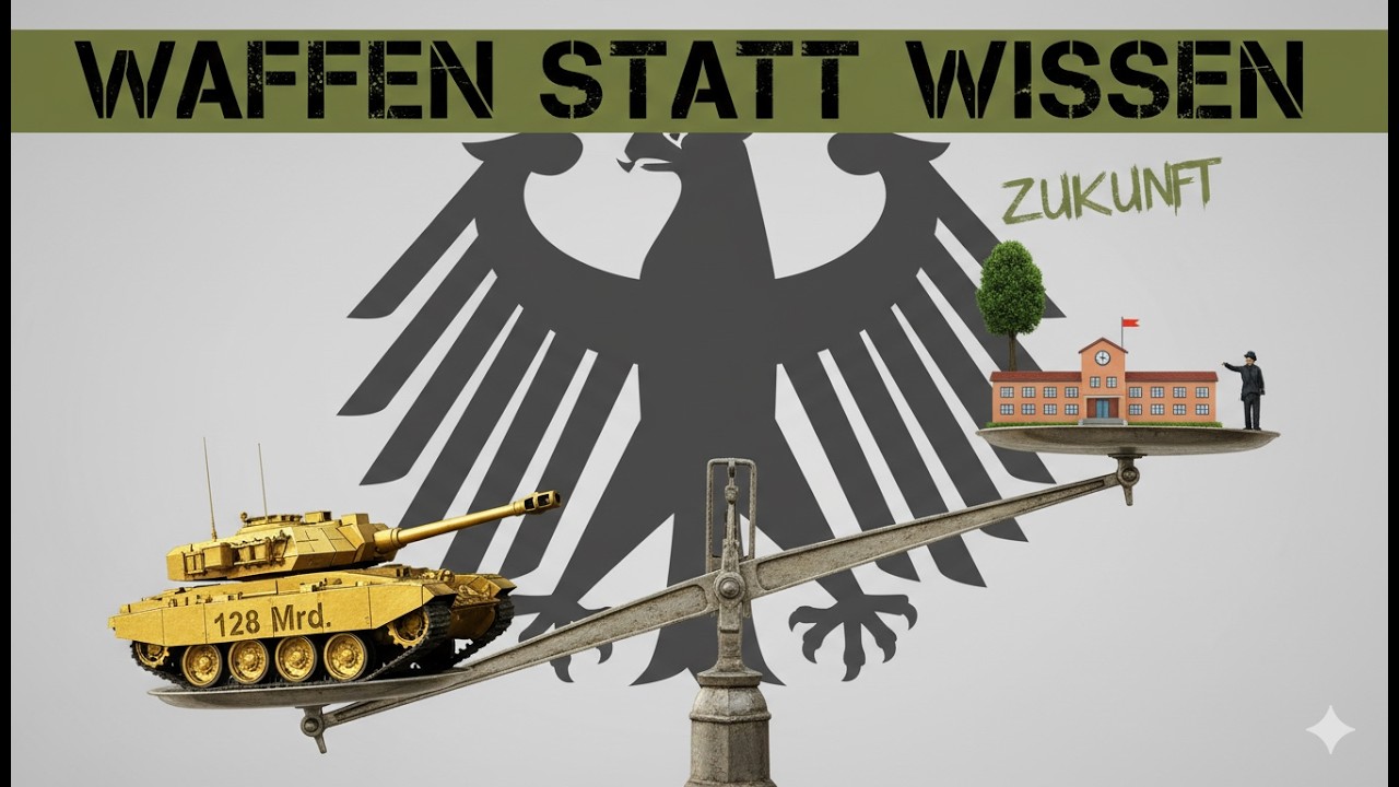 Panzer statt Bildung: Warum wir doppelt so viel fürs Militär ausgeben wie für die Zukunft