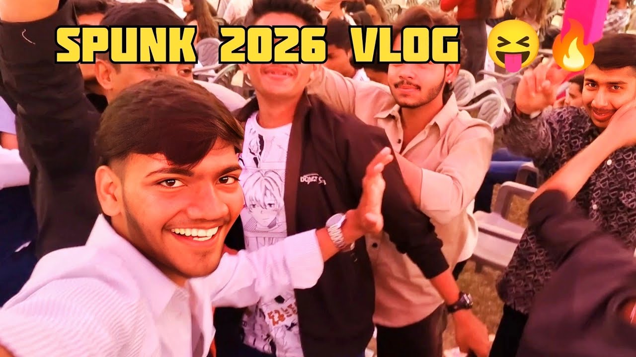 Spunk 2026 | Moj Masti Vlog 😂🔥 | Lachoo Memorial College | Priyanshu Unplugged 