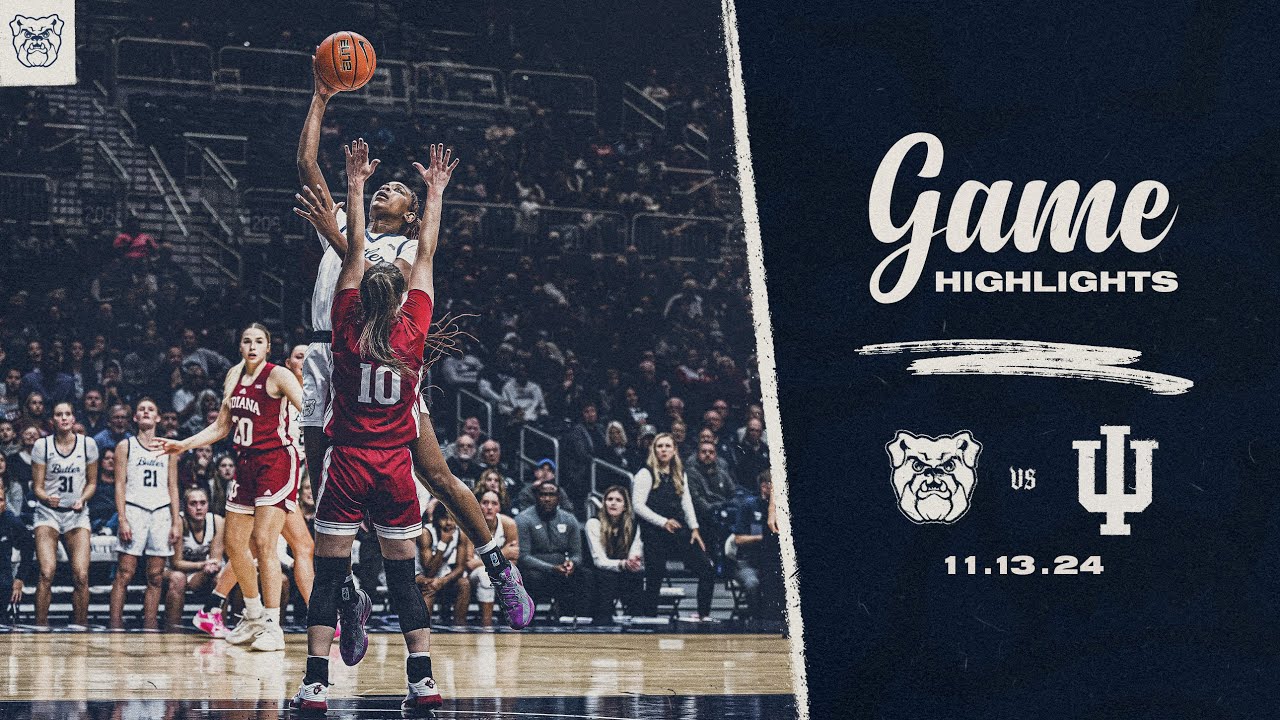 Butler Women's Basketball Highlights vs. Indiana