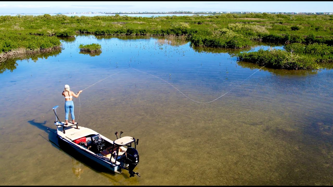 Solo Flyfishing - Redfish & Sheepshead in Inches