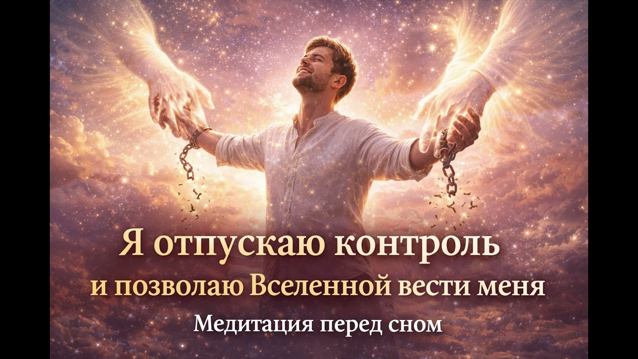 Я отпускаю контроль и позволяю Вселенной вести меня | Медитация перед сном