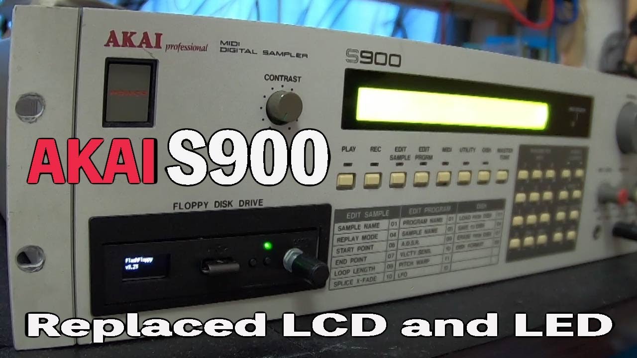 AKAI S900 Restore (EZAS/mods/music sampler/s950/MPC