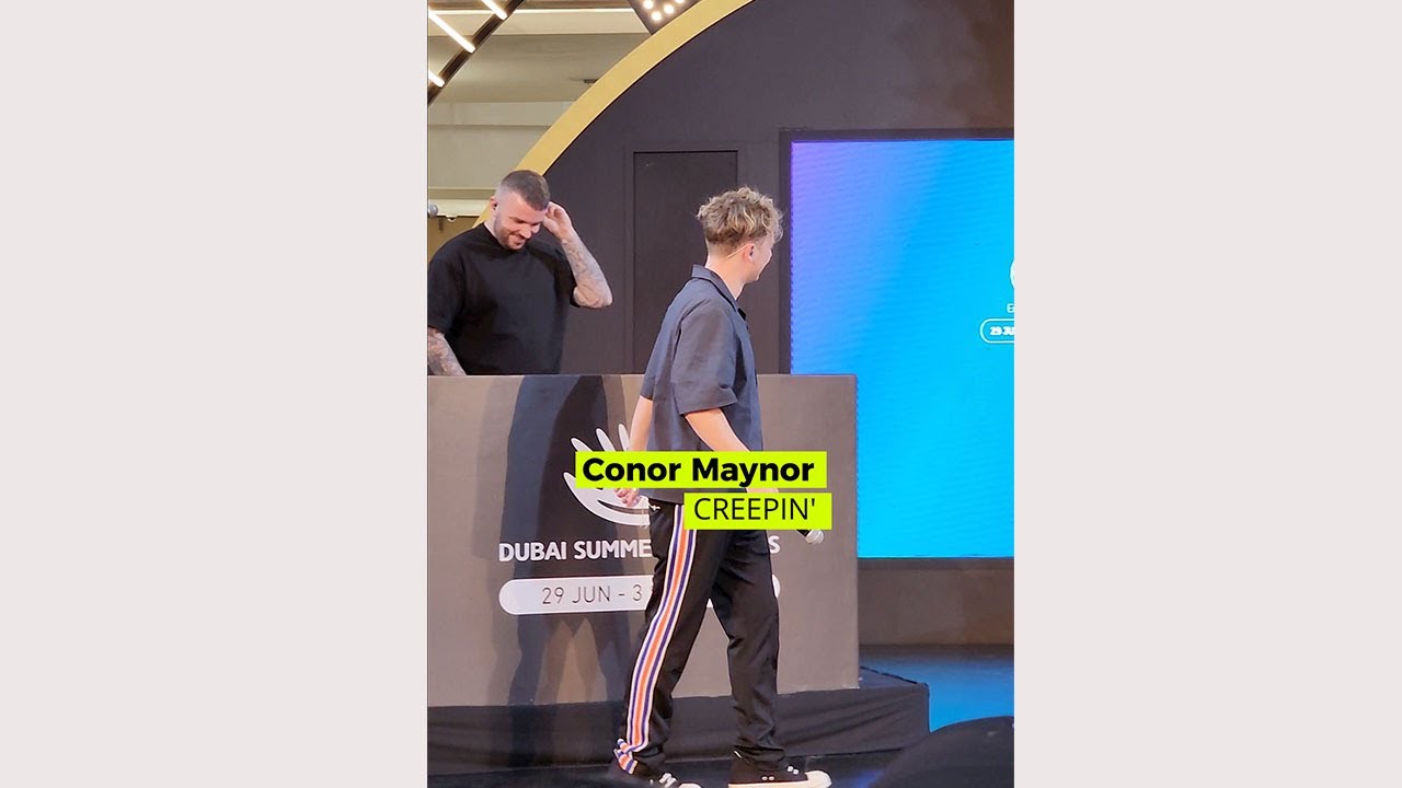 Show : Conor Maynard Creepin' 4k Live Show at MCC #Dubai | #iexperience